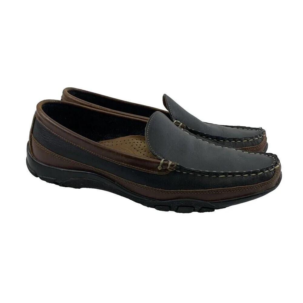 Allen Edmonds Boulder Venetian Driving Moccasin Loafer Black Brown Leather M 11‎